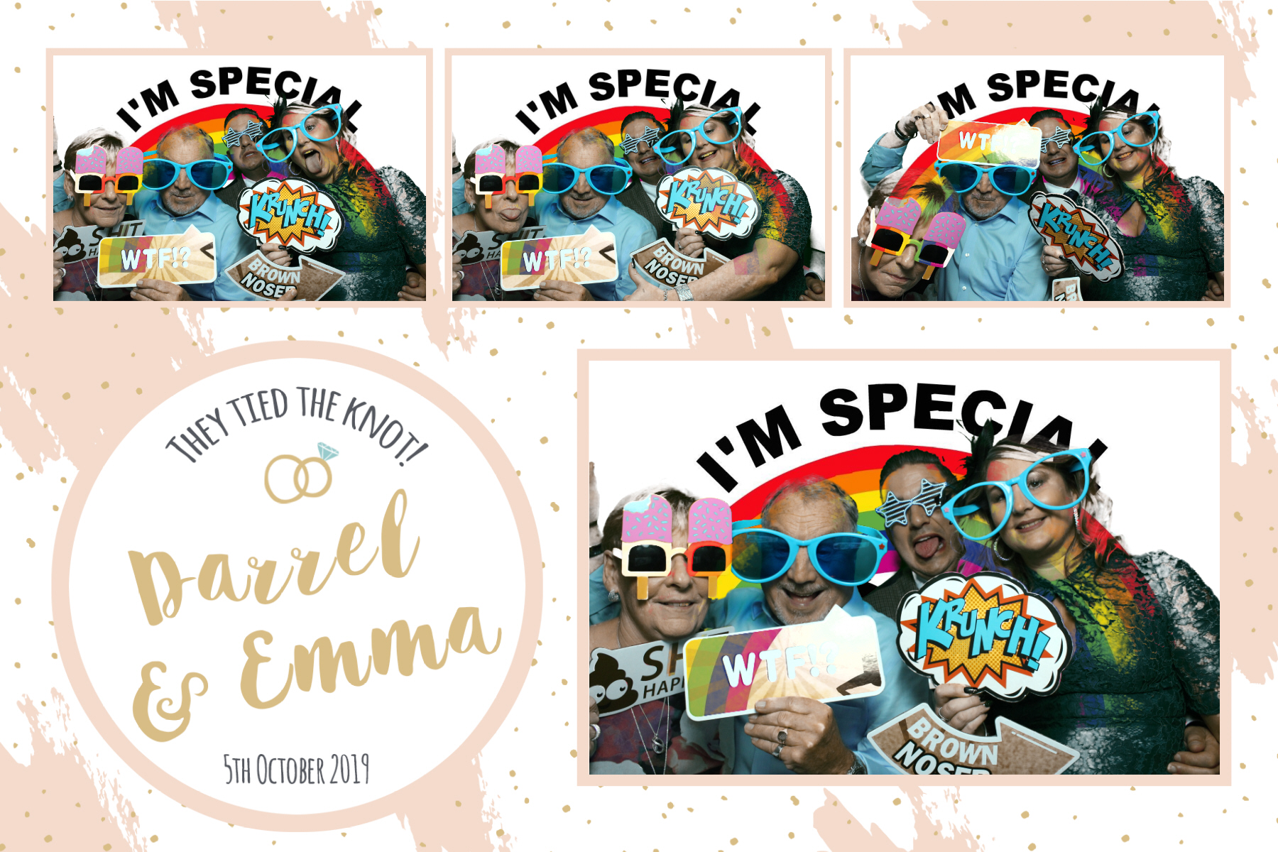 Darrel and Emma | View more photos from the event at gallery.blissbooth.co.uk/u/BlissBooth/Darrel-and-Emma